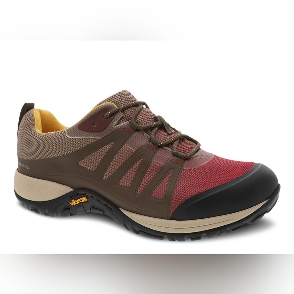 Dansko Phylicia Women's Red and Brown Waterproof Hiking Shoes Size 40